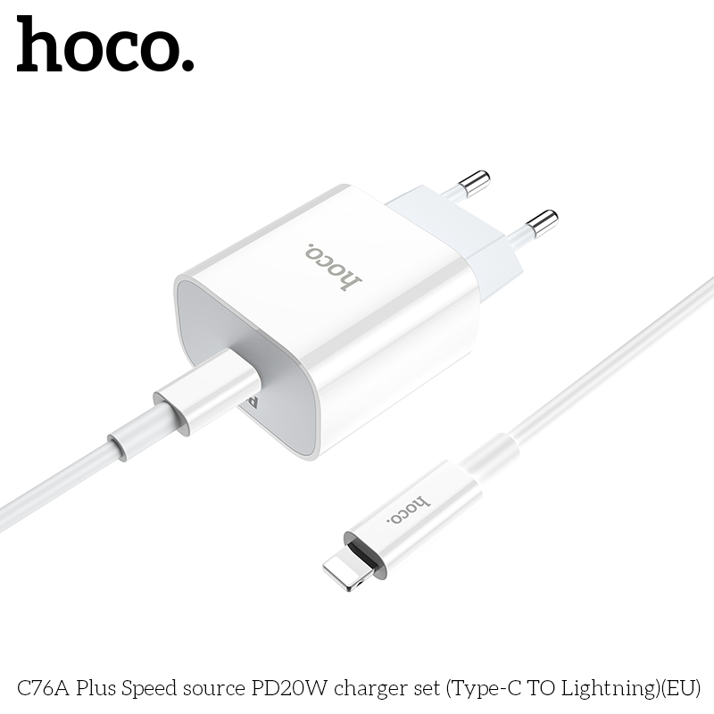 Bộ Sạc C76A Plus Type C To Lightning 20W