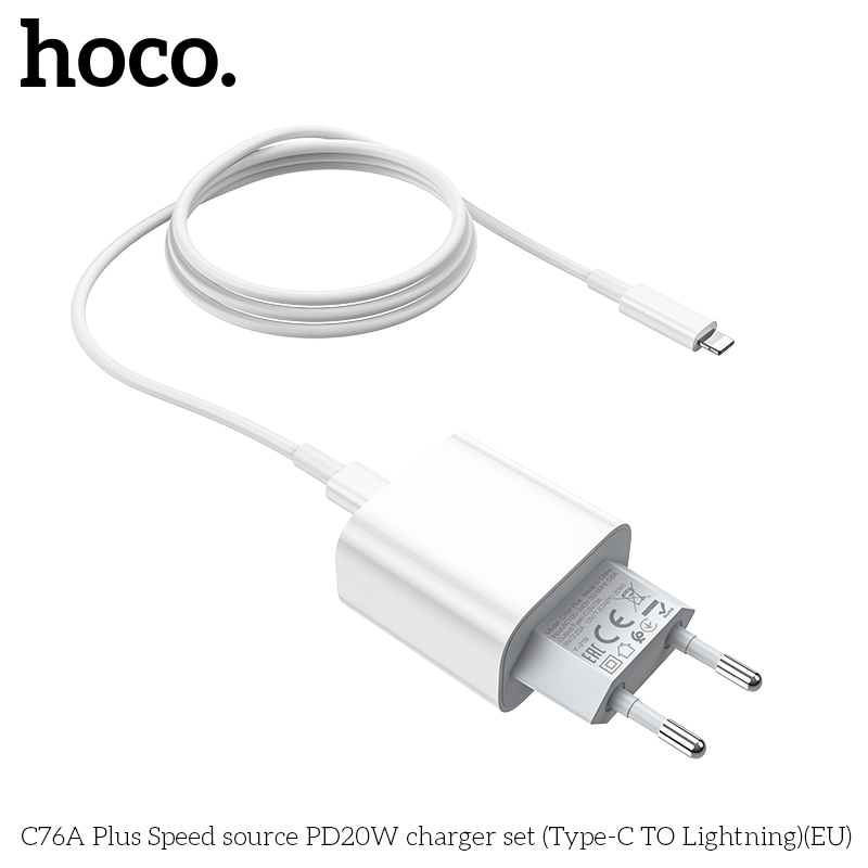 Bộ Sạc C76A Plus Type C To Lightning 20W