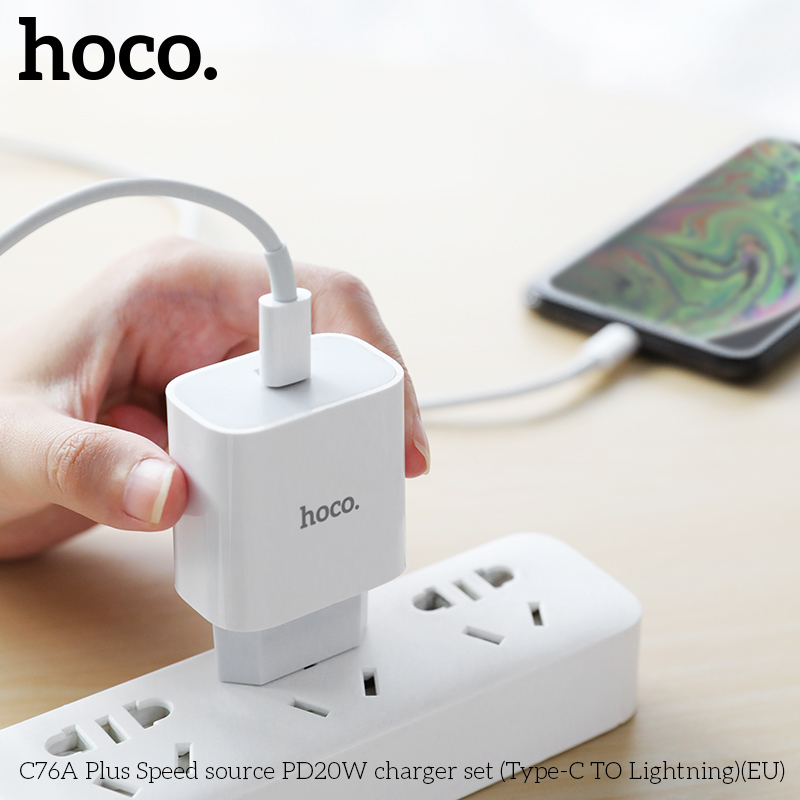 Bộ Sạc C76A Plus Type C To Lightning 20W