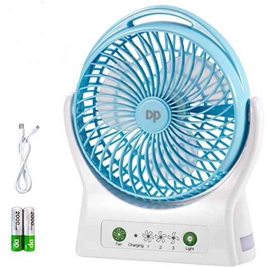 Quạt Tích Điện Dp 7605 - Cao 27Cm Rộng 21 Cm