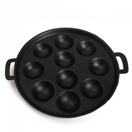 Khuôn Đổ Bánh Khọt 10 Lỗ Có Nắp Đậy Khuôn Đổ Bánh Khọt 10 Lỗ Có Nắp Đậy