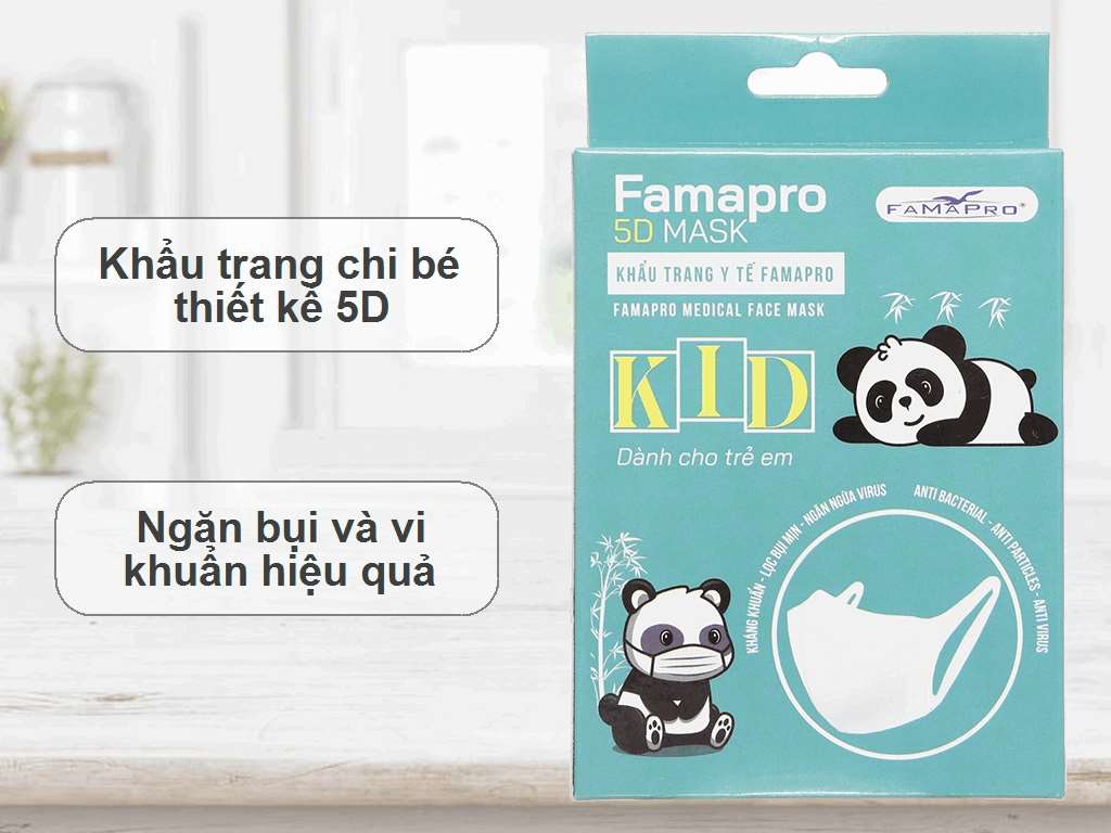 Khẩu Trang 4D Kid Famapo