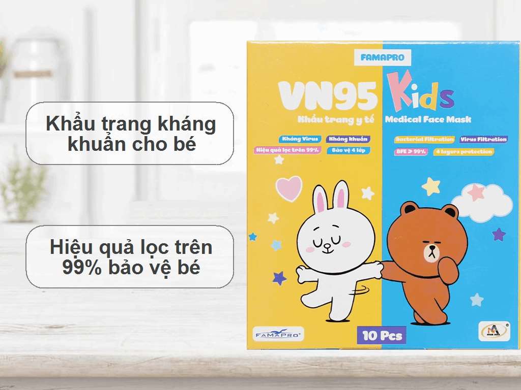 Khẩu Trang Trẻ Em Vn95