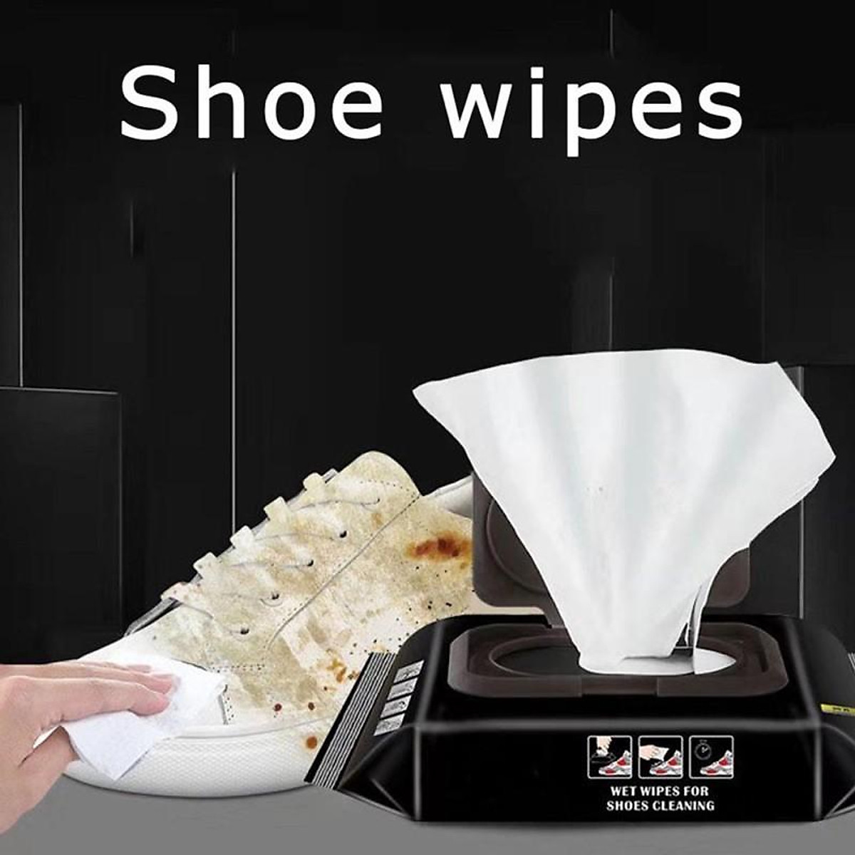 Gói 30 Khăn Lau Giày Shoes Wipes