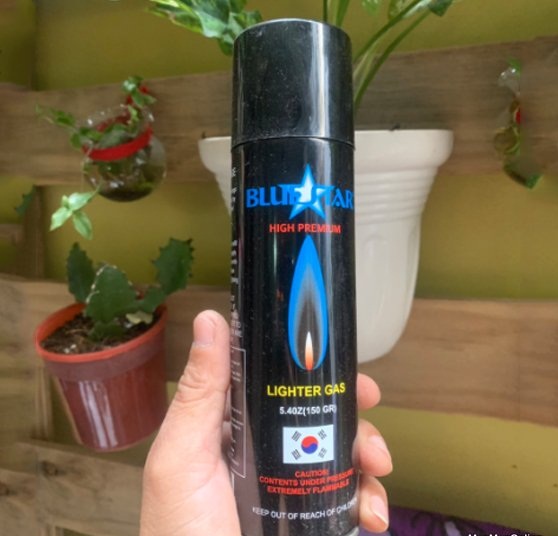 Bình Bơm Gas Cho Hộp Quẹt, Bật Lửa Blue Star Hàn Quốc Kèm 5 Đầu Bơm Bình Bơm Gas Cho Hộp Quẹt, Bật Lửa Blue Star Hàn Quốc Kèm 5 Đầu Bơm