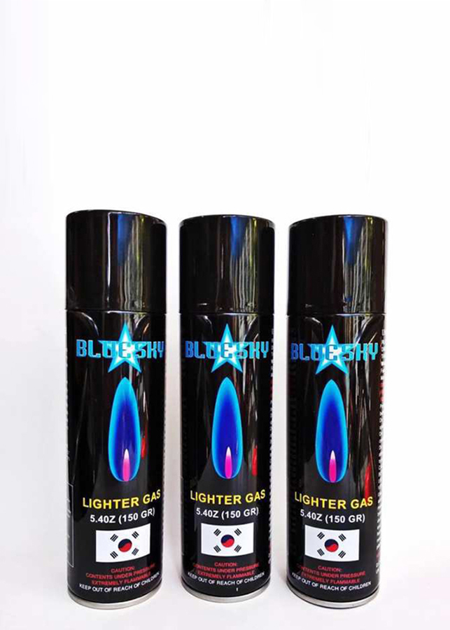 Bình Bơm Gas Cho Hộp Quẹt, Bật Lửa Blue Sky Hàn Quốc Kèm 5 Đầu Bơm Bình Bơm Gas Cho Hộp Quẹt, Bật Lửa Blue Sky Hàn Quốc Kèm 5 Đầu Bơm