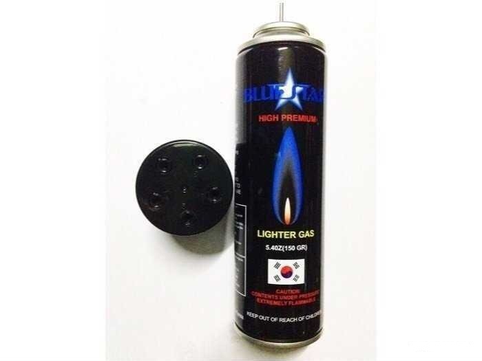 Bình Bơm Gas Cho Hộp Quẹt, Bật Lửa Blue Star Hàn Quốc Kèm 5 Đầu Bơm Bình Bơm Gas Cho Hộp Quẹt, Bật Lửa Blue Star Hàn Quốc Kèm 5 Đầu Bơm