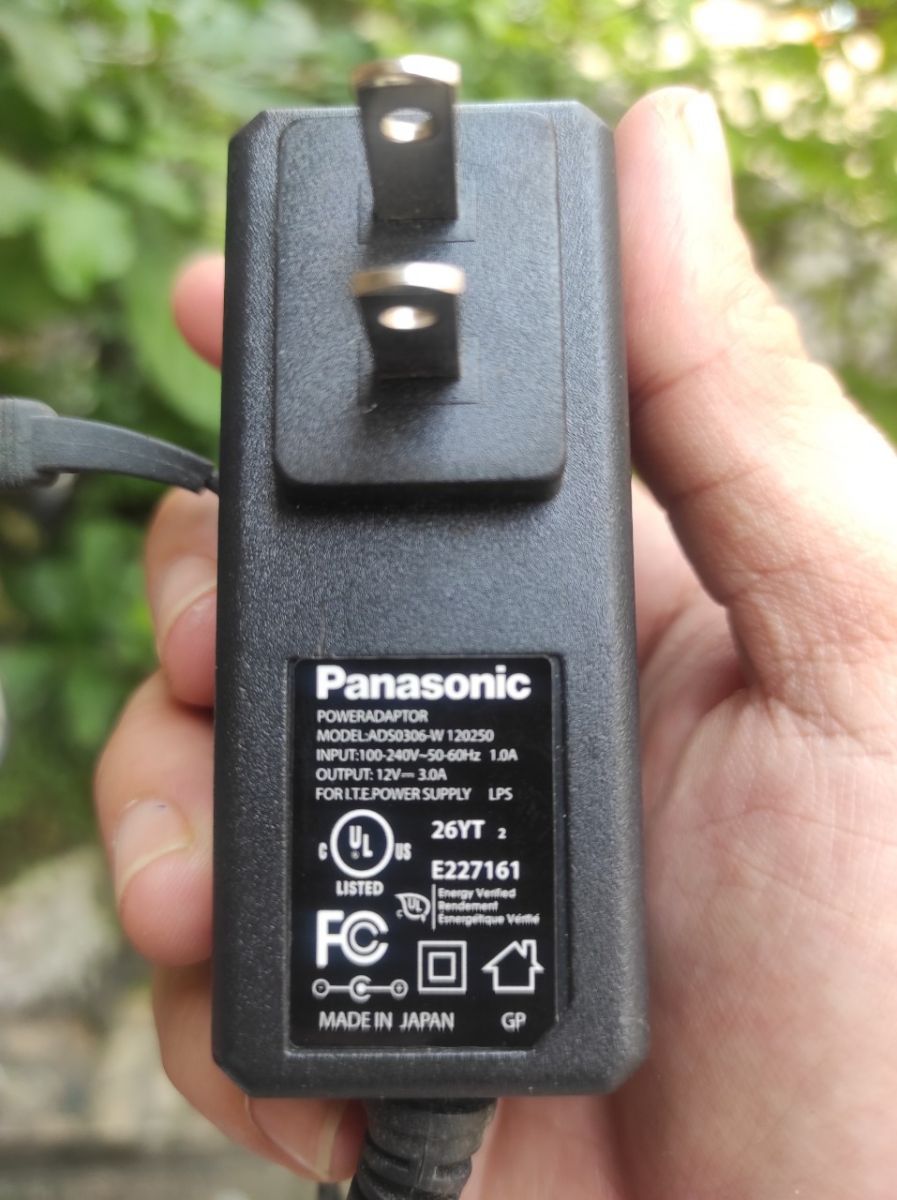 Adapter Nguồn 12V 3A Panasonic Adapter Nguồn 12V 3A Panasonic