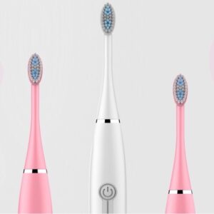 Bàn Chải Đánh Răng Điện W9 Dùng Pin Tiện Lợi Tặng Kèm 2 Đầu Thay Thế