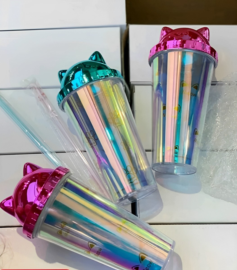 Bình Nước Nhựa Hai Lớp Katinat Ap061 380Ml Bình Nước Nhựa Hai Lớp Katinat Ap061 380Ml