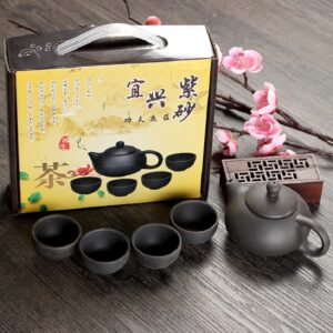 Bộ Ấm Trà Gốm Sứ 4 Tách Nhật Bản