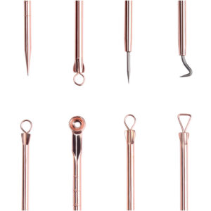 Bộ Cây Nặn Mụn Chuyên Nghiệp 4 Cây 8 Đầu