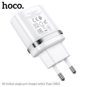 Bộ Cóc Và Dây Sạc N1 Cổng Type-C 2.4A Dây Dài 1m