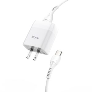 Bộ Dây Và Cóc Sạc Nhanh Hoco C73 2.4A 2 USB Cổng Type-C