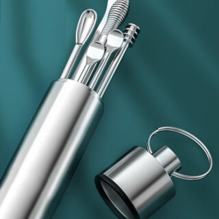 Bộ Dụng Cụ Ráy Tai, Vệ Sinh Tai Bằng Inox 6 Món