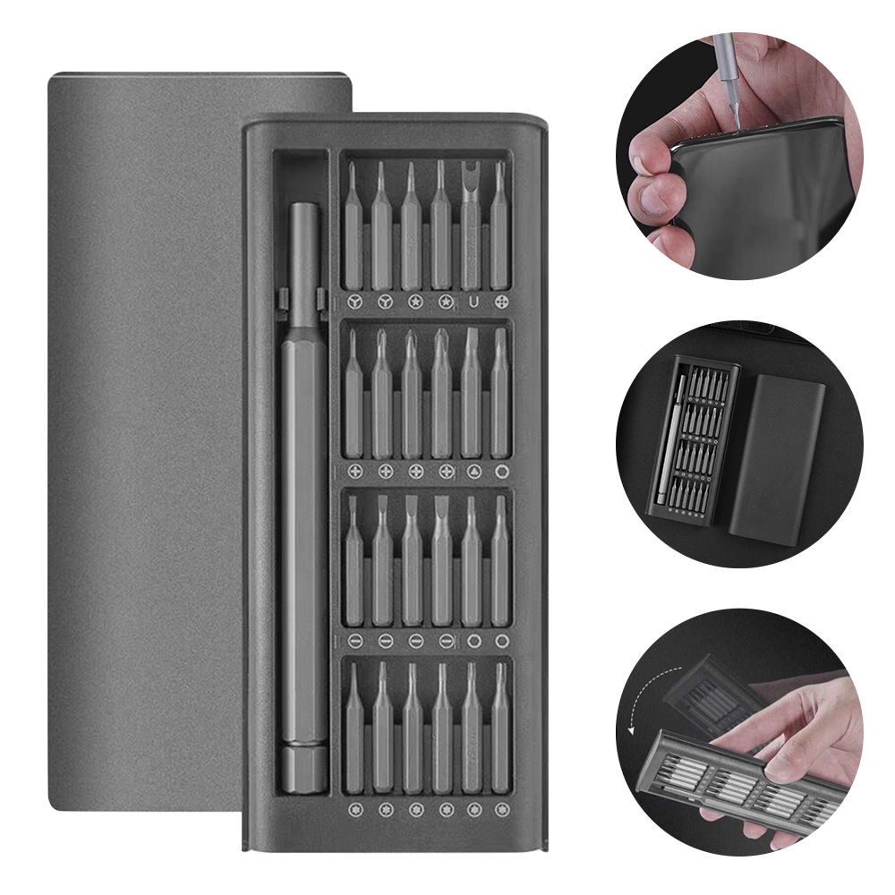 Bộ Tua Vít 24 Món Hộp Đen Precision Bộ Tua Vít 24 Món Hộp Đen Precision
