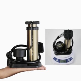 Bơm Xe Chân Đứng NHONOR Có Đồng Hồ Đo Áp Suất