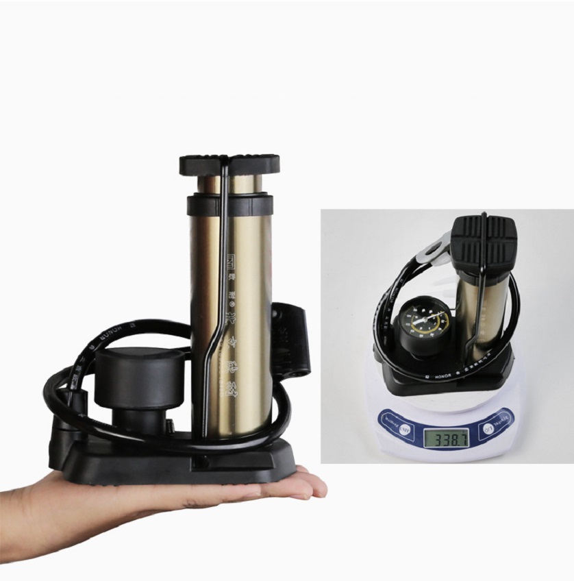 Bơm Xe Chân Đứng NHONOR Có Đồng Hồ Đo Áp Suất Bơm Xe Chân Đứng NHONOR Có Đồng Hồ Đo Áp Suất