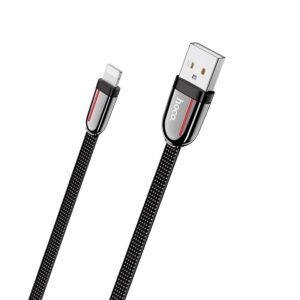 Cáp Sạc Nhanh Hoco U74 Dây Dù 2.4A Cổng Lightning Cho Iphone Dây Dài 1.2m