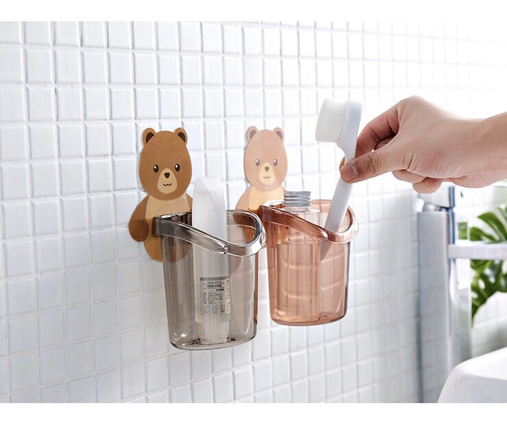 Cốc Đựng Bàn Chải Đánh Kem Đánh Răng Hình Gấu Cốc Đựng Bàn Chải Đánh Kem Đánh Răng Hình Gấu