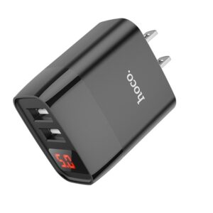Cóc Sạc Nhanh Hoco C86 2.4A 2 Cổng Usb Màn Hình Led
