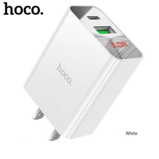 Cốc Sạc Nhanh Hoco HK40 PD20W + QC3.0 Có LED 2 Cổng USB Và TypeC