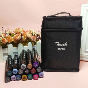 Combo 30 Bút Dạ Quang 2 Đầu Tơuch Kèm Túi Đựng