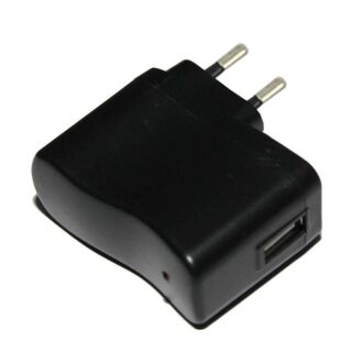 Đầu Sạc Đen Có Đèn Led 5V Dòng Chuẩn