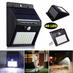 Đèn Cảm Biến 20 Led Siêu Sáng Sạc Pin Năng Lượng Mặt Trời