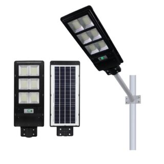 Đèn Đường Năng Lượng Mặt Trời 150W Cảm Biến Siêu Sáng Có Remote Và Giá Đỡ