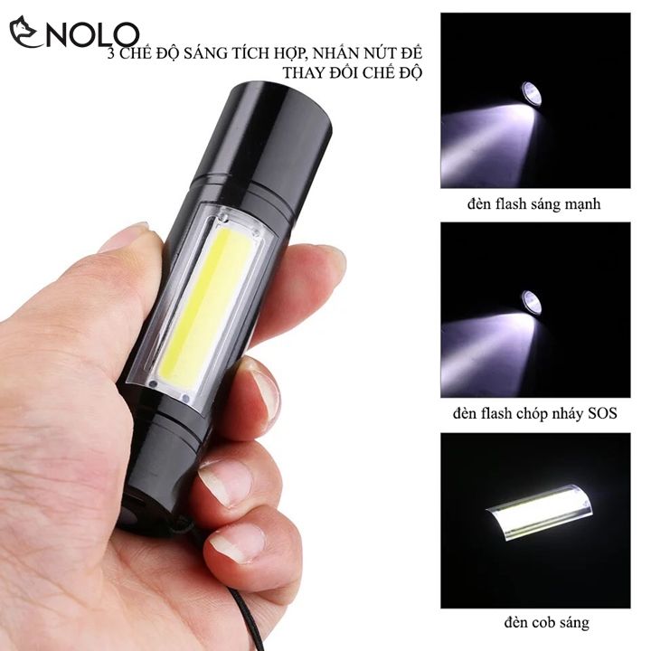 Đèn Pin Mini Siêu Sáng Hộp Xanh Đèn Pin Mini Siêu Sáng Hộp Xanh