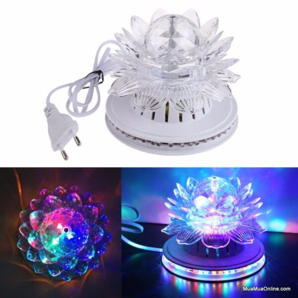 Đèn Xoay Hoa Sen 360 Độ Lotus Lantern