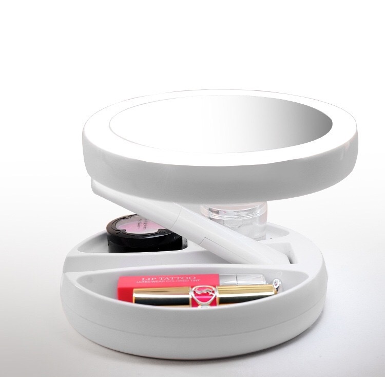 Gương Đèn Led Trang Điểm Gấp Gương Đèn Led Trang Điểm Gấp