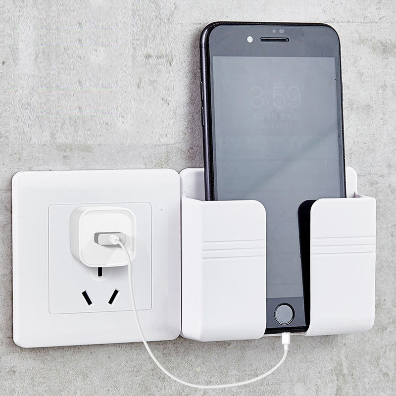 Kệ Dán Tường Đựng Điện Thoại Để Sạc Pin Kệ Dán Tường Đựng Điện Thoại Để Sạc Pin