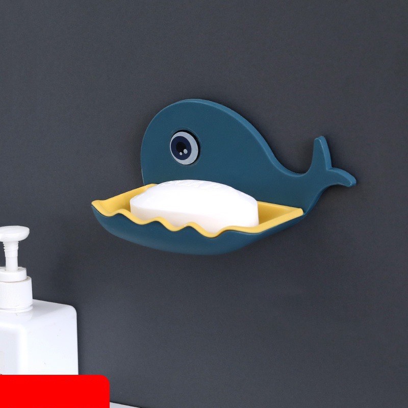 Kệ Đựng Xà Bông Nhà Tắm Dán Tường Elliver Hình Con Cá Kệ Đựng Xà Bông Nhà Tắm Dán Tường Elliver Hình Con Cá