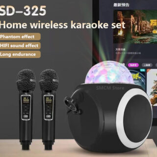Loa Karaoke Bluetooth SDRD SD-325 Bass Mạnh  Led Vũ Trường 3 Chế Độ Ánh Sáng Chuyên Nghiệp Âm Thanh Lớn Hát Hay