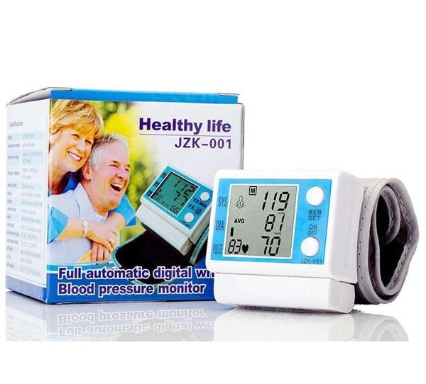 Máy Đo Huyết Áp Cổ Tay Healthy Life Jzk-001 Máy Đo Huyết Áp Cổ Tay Healthy Life Jzk-001