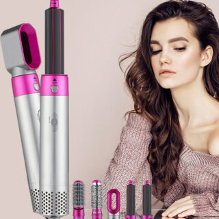 Máy Làm Tóc,Tạo Kiểu Tóc Hàn Quốc Đa Năng 5 In 1 Công Suất 1000W