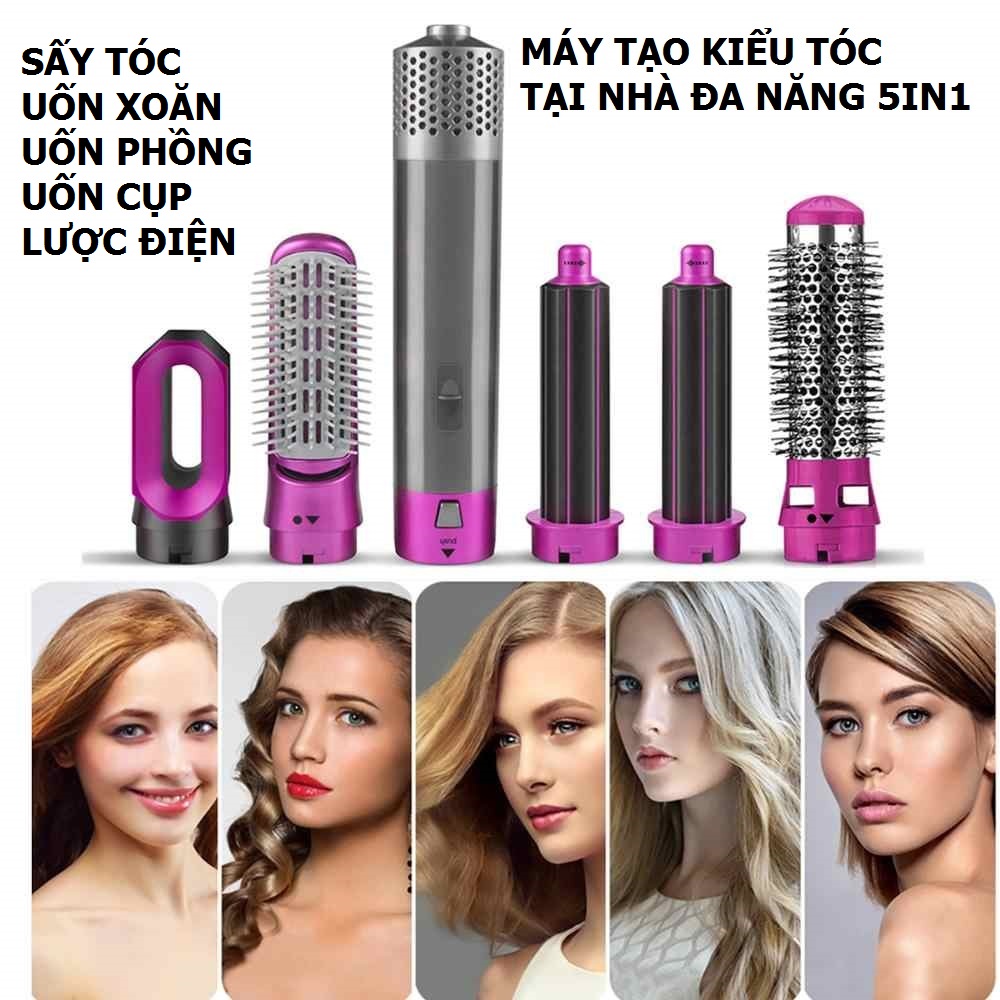 Máy Sấy Tạo Kiểu Tóc Đa Năng 5In1 Máy Sấy Tạo Kiểu Tóc Đa Năng 5In1