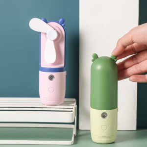 Máy Phun Sương Mini Kèm Quạt Cầm Tay