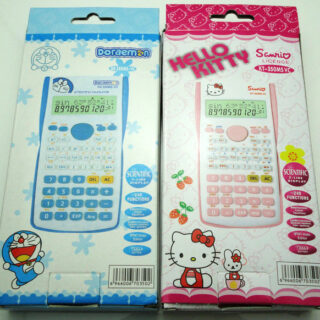 Máy Tính Học Sinh 350MS Hình Hello Kitty Và Doraemon