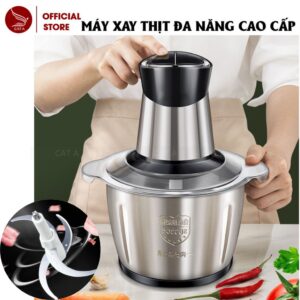Máy Xay Thịt, Xay Giò Chả Công Suất Lớn Inox 304 Lưỡi Inox Ko Gỉ 2L 250W