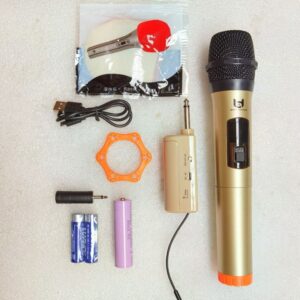 Micro Karaoke Best Sound Không Dây W003 1 Micro Có LCD Kèm Pin Full Box