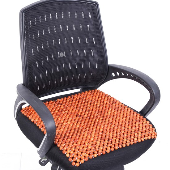 Miếng Đệm Lót Ghế Hạt Gỗ 45cm Miếng Đệm Lót Ghế Hạt Gỗ 45cm