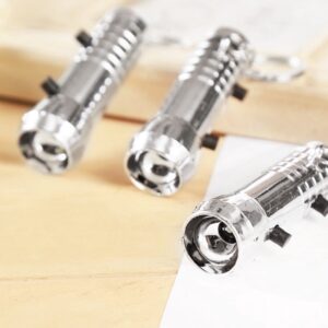 Móc Khóa Đèn Pin Mini 2 Trong 1 Soi Tiền Giả