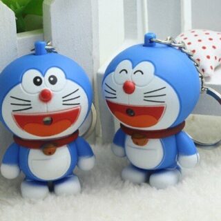Móc Khóa Doremon Có Đèn Led Và Kêu I LoveYou