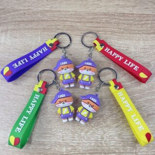 Móc Khoá Hình Chú Bé Đội Nón Luck