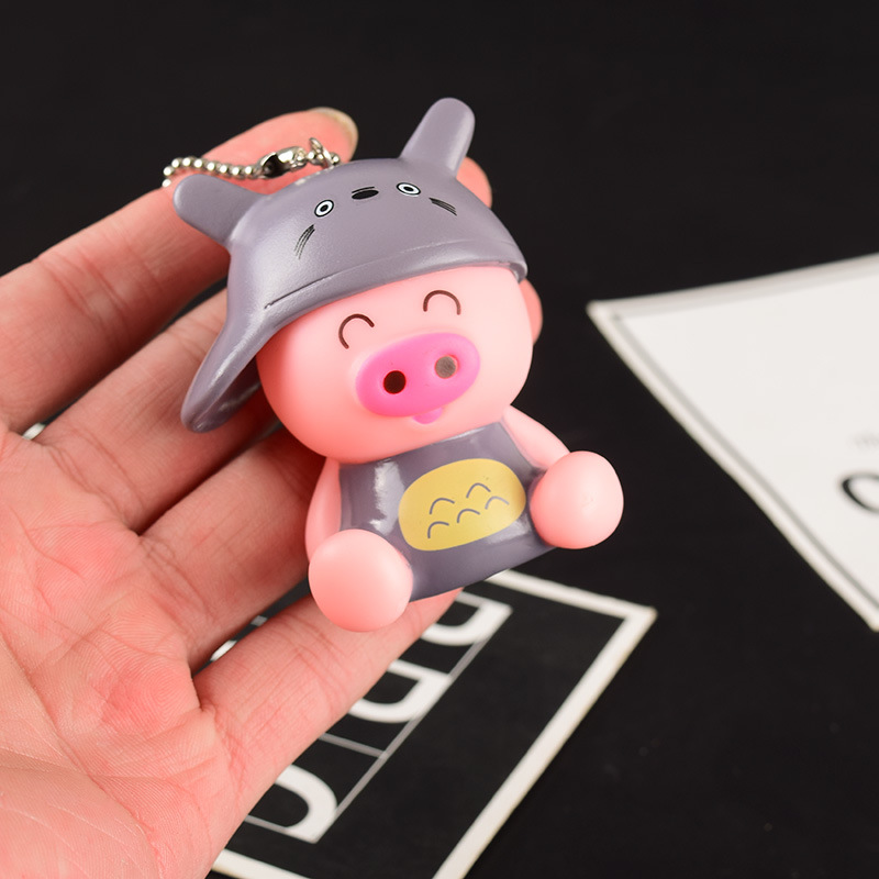 Móc Khóa Hình Heo Ngộ Nghĩnh (6 Màu) Móc Khóa Hình Heo Ngộ Nghĩnh (6 Màu)