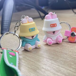 Móc Khoá Hình Gấu Đội Nón