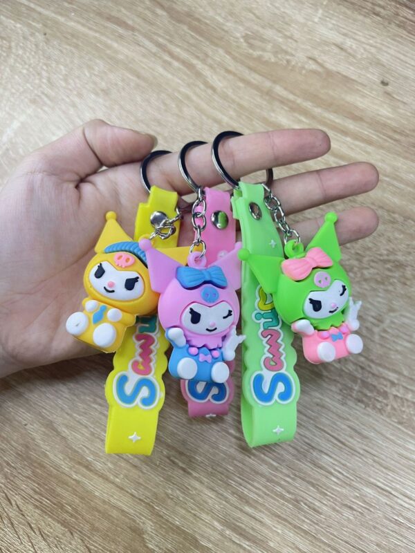 Móc Khoá Hình Thú Kẹp Nơ Dễ Thương